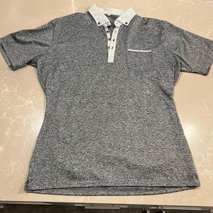 State and Liberty Polo - Dark and Light Grey